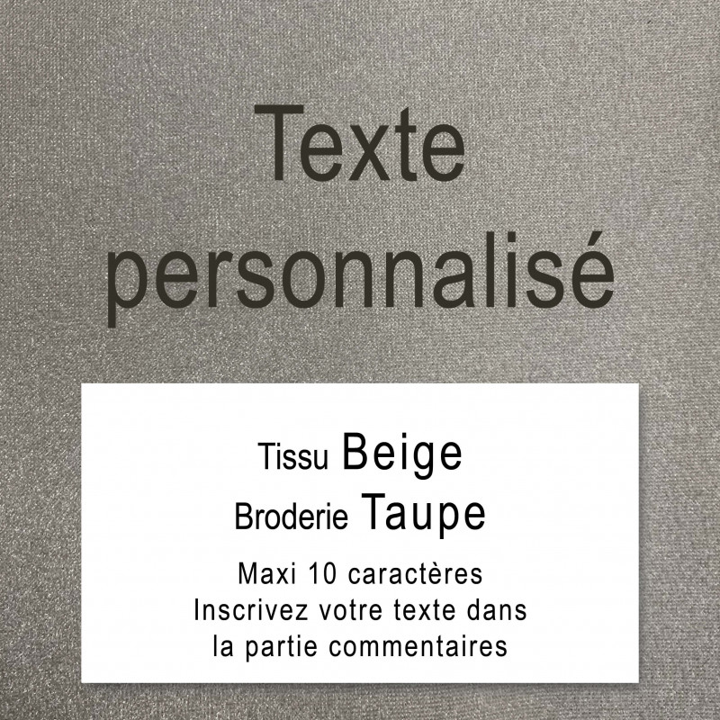 Personnalisation housses de sièges voiture