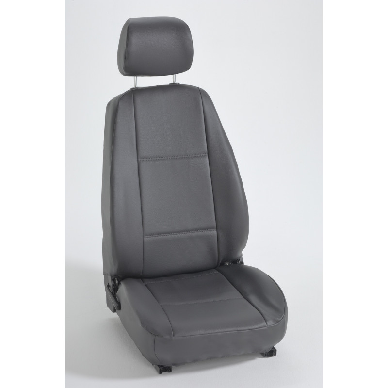 Housse auto sur mesure GOLD (simili cuir gris)