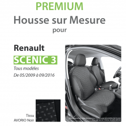 Bâche Renault Scénic III 7 places (2009 - 2016 ) semi sur mesure