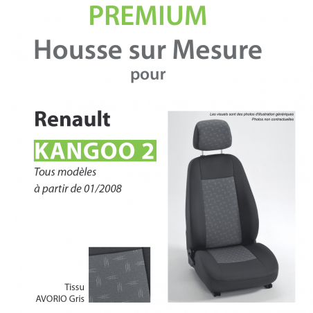 Housses sur-mesure Premium pour RENAULT KANGOO 2