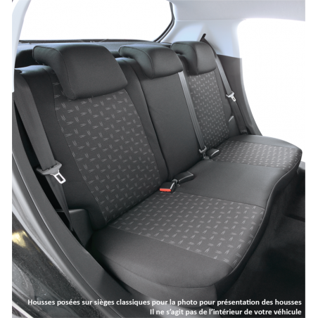 Housses de sièges sur-mesure pour Renault CLIO 4