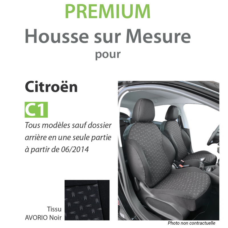 Bâche Citroën C1 (2010 - 2014 ) sur mesure intérieure - My Housse