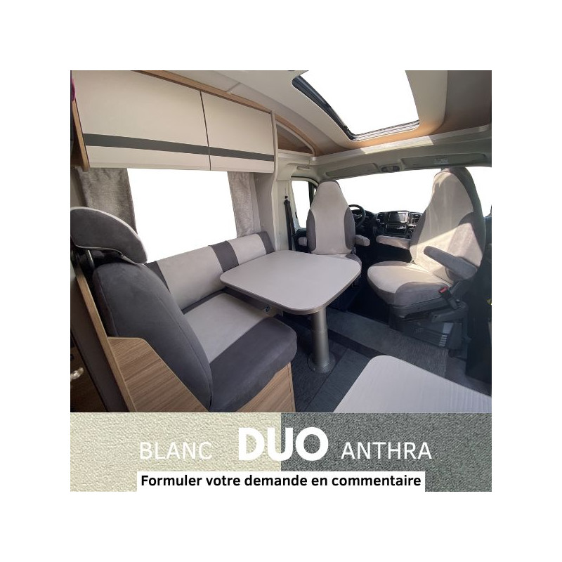 Housses sur-mesure BLANC et ANTHRA